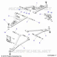 SUSPENSION AVANT CONTROL ARMS