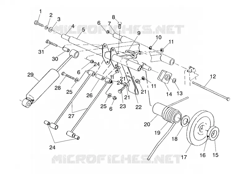 BRAS DE SUSPENSION ARRIERE