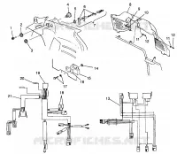 CONSOLE ET FAISCEAU ELECTRIQUE STORM 0985782 (4943674367A012)