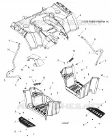 CARROSSERIE ARRIERE CAB AND FOOTWELL