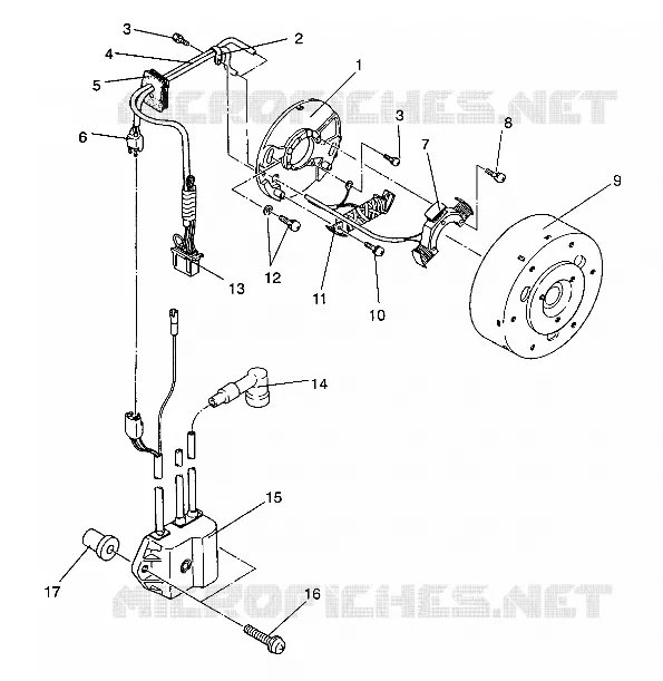 STATOR ASSEMBLY 440 / 0930760 and 440 SKS / 0930560 (4922932293035A)