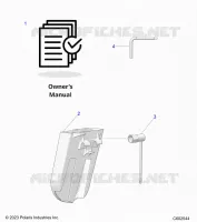 REFERENCES, TOOLS, BELT HOLDER, AND MANUEL DU PROPRIETAIRE