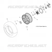 ROUES, FRONT AND HUB