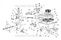 RESERVOIR D'HUILE / BOITE A AIR 500 EFI / 0930674 and  500 EFI SKS / 0930574 (4922962296027A)