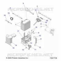 ELECTRICITE, BATTERY BOX  ASM.