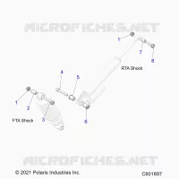 SUSPENSION, SUPPORT AMORTISSEUR , REAR SUSP.