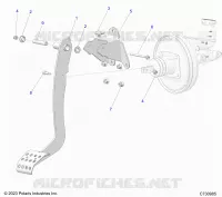 FREINS, FOOT PEDAL