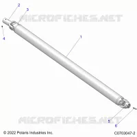 SYSTÃˆME DE TRANSMISSION, PROP SHAFT,FRONT