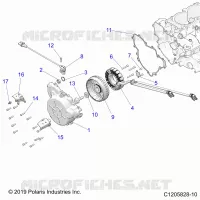 ENGINE, STATOR AND FLYROUE