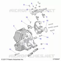 ENGINE, PRISE D'AIR MANIFOLD