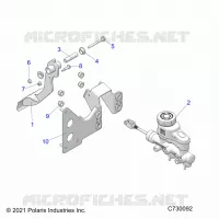 BRAKES, PEDAL AND MAITRE CYLINDRE