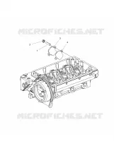 ENGINE, CARBURANT PUMP FITTING COVER