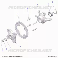 SUSPENSION AVANT CARRIER- Z21NAE99AC/AK/BC/BK/K99AG/AP/BG/BP (C0704127-2)