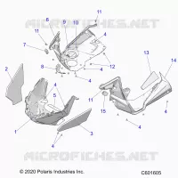 CARROSSERIE AVANT ASM./FENDERS