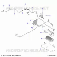 SYSTÃˆME D'ALIMENTATION, FUEL TANK EVAP, CANISTER AND LINES