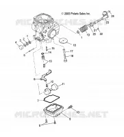 MOTEUR, CARBURATEUR LOWER