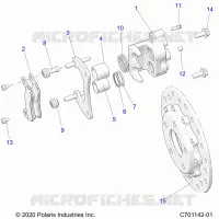 BRAKES, ETRIER DE FREIN ARRIERE