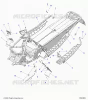 CHASSIS, PROTECTION D'EMBRAYAGE, FOOTRESTS, AND RUNNINGBOARDS