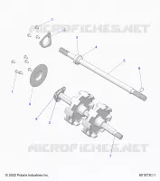 DRIVE TRAIN, JACKSHAFT AND ARBRE DE TRANSMISSION