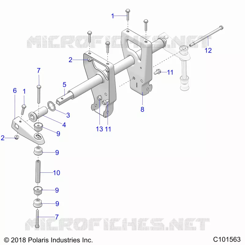 SUSPENSION, BARRE DE TORSION