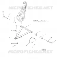 SUSPENSION, A-ARM AND SUPPORT MOUNTING