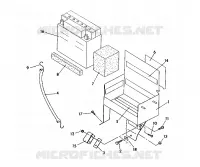 SUPPORT BATTERIE 500 SP/500 SKS (4921262126016A)