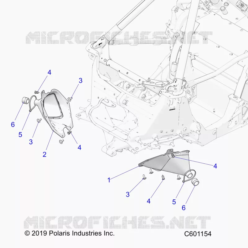CHASSIS, TIE ROD BOOT ASM.