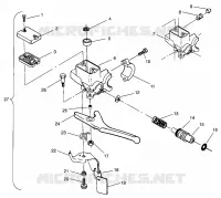 MAITRE CYLINDRE 600 XCR 0961676 and EUROPEAN 600 XCR E961676 (4932123212A014)