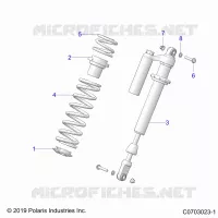 SUSPENSION, AMORTISSEUR AVANT MOUNTING, STANDARD/PREMIUM