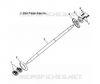 AXE DE ROUE ARRIERE