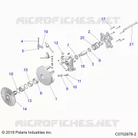 SYSTÃˆME DE TRANSMISSION, PRIMARY CLUTCH