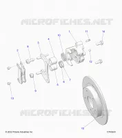 BRAKES, ETRIER DE FREIN ARRIERE