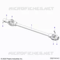 SYSTÃˆME DE TRANSMISSION, FRONT PROP SHAFT
