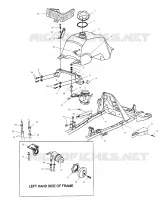 CARBURANT TANK AND CARBURATEUR MOUNTING