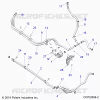 REFROIDISSEMENT ROUTING MANIFOLD