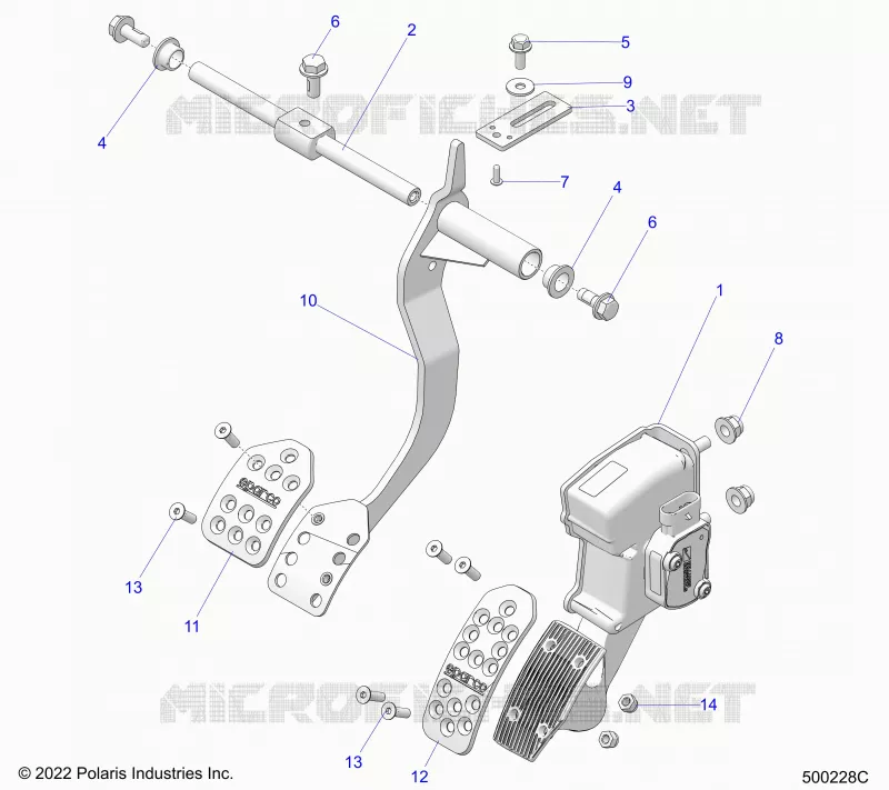 INSTRUMENTS, FOOT INSTRUMENTS AUTO