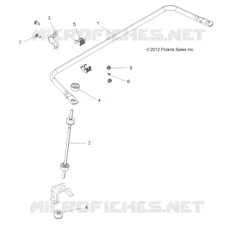 BARRE DE TORSION, REAR