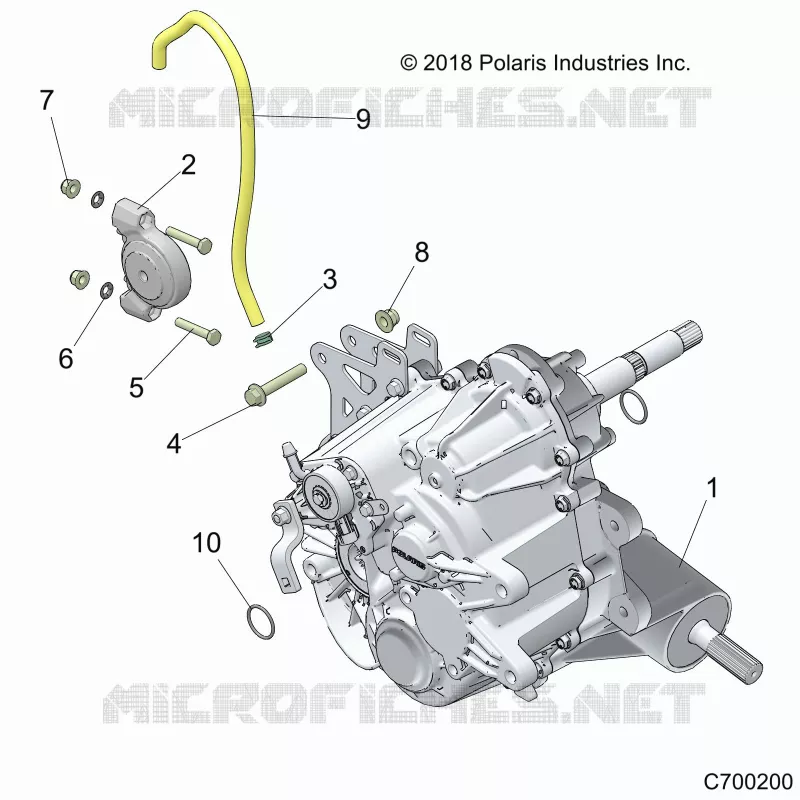 DRIVE TRAIN, MAIN SUPPORT PONT