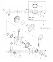 MOTEUR, VILEBREQUIN AND PISTON