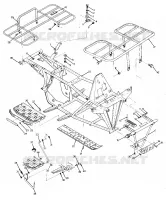 CHASSIS WITH RACKS UPDATED 5/90 (4917721772003A)