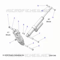 AMORTISSEUR MOUNTING, REAR SUSP.
