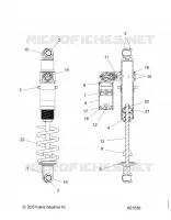 SUSPENSION, AMORTISSEUR ARRIERE TRACK, VELOCITY
