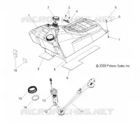 SYSTÈME D'ALIMENTATION, CARBURANT TANK ASM.