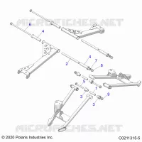 SUSPENSION ARRIERE CONTROL ARM MOUNTING