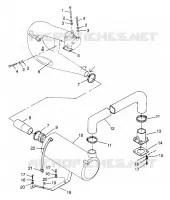 ECHAPPEMENT HURRICANE B974473 and Intl. HURRICANE I974473 (4941044104B005)