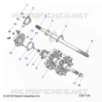 DRIVE TRAIN, JACKSHAFT AND ARBRE DE TRANSMISSION