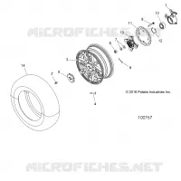 ROUES, FRONT AND HUB