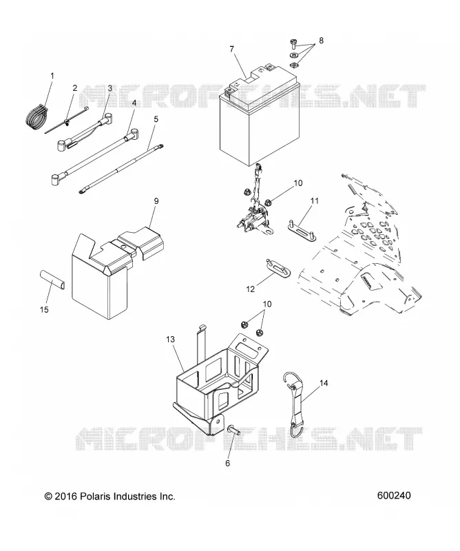 BATTERIE AND CABLES (E.S. ONLY)