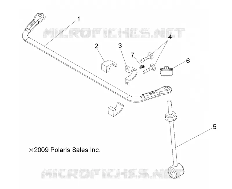 SUSPENSION, REAR BARRE STABILISATRICE