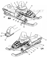 EMBLEMES 500 CARB 0962764, 500 CARB SKS 0962564, EUROPEAN 500 CARB SKS E96256 (4931873187A012)